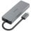 Hub Hama 00200105 USB-C 4 Ports Aluminium 10 Gbit/s Grau