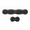 Repose-poignet Subblim SUBMP-04E061 gel Crystal Flex ergonomique noir pack clavier souris