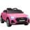 Homcom Coche Eléctrico Para Niños Audi E-tron Velocidad 3-5 Km/h Rosa