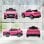 Homcom Coche Eléctrico Para Niños Audi E-tron Velocidad 3-5 Km/h Rosa
