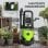 Outsunny Hidrolimpiadora De Alta Presión 2200w Caudal 420 L/h Presión 170 Bar