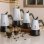 Caffettiera Italiana Cecotec Piccolina 600 Blue 300 ml 6 tazze acciaio inox induzione