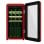 Weinkühlschrank Cecotec Bolero GrandSommelier Origin 18 Hit Red Retro 18 Flaschen LED Holz