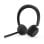 Lenovo 6550 Wireless Bluetooth Headset mit Geräuschunterdrückung für Büro Schwarz