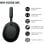 Auriculares Sony WH-1000XM5 inalámbricos Bluetooth con cancelación de ruido, multipunto, negro