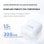 Auriculares Lenovo LP40 inalámbricos Bluetooth control táctil deportivos blancos