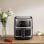 Friggitrice ad aria Dam Electronics 8L 1400W con finestra, touch e programmi
