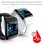 Pulsera de Actividad Dam Electronics G36 Bluetooth 5.0 Pantalla IPS Negra Autonomía 3.5 h Auriculares TWS Salud multideporte