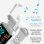 Pulsera de Actividad Dam Electronics G36 Bluetooth 5.0 Pantalla IPS Negra Autonomía 3.5 h Auriculares TWS Salud multideporte