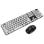 Teclado y Ratón Dam Electronics HK3960 Inalámbrico 2.4G 4 Botones Negro Ergonomía Baja Ruido