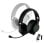 Casque CoolBox WB01 sans fil Bluetooth et RF, Gaming, Microphone RGB, Annulation du bruit, Blanc