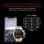 Dam Electronics G6 Max Bluetooth NFC 44mm LCD Negro Resistencia al Agua IP67 SpO2 Pulsómetro