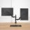 Supporto monitor TooQ DB1533TNR-B per 2 schermi 17-32 pollici regolabile nero