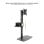 Supporto monitor TooQ DB1128TN-B per 17-27 pollici, VESA, con supporto CPU