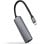 Adaptador Nanocable 10.16.4603 USB-C 3.1 a RJ45 con PD 100W y cable 18 cm gris