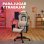 Silla gaming Trust GXT723 Ruya beige respaldo ajustable y reposabrazos 3D