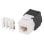 Modulo rete Lanberg KSU6-4000 Flat RJ-45 Cat6 UTP nero bianco ABS