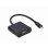 Adaptador gráfico USB-C a HDMI Gembird A-CM-HDMIF-04 4K 60Hz negro