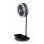 Ventoinha de Mesa Gembird TA-WPC10-LEDFAN-01 15,3W LED Carregamento Sem Fios Altura Ajustável Preto