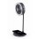 Ventoinha de Mesa Gembird TA-WPC10-LEDFAN-01 15,3W LED Carregamento Sem Fios Altura Ajustável Preto