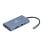 Base para portátil Gembird A-CM-COMBO7-01 USB 3.2 Gen 1 HDMI VGA RJ-45 Audio Lector SD Gris