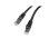 Cabo de rede Lanberg PCU6-10CU-0025-BK Cat6 0,25 m F/UTP preto