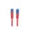 Netzwerkkabel Lanberg PCF6A-10CC-0025-R Cat6a 0,25 m S/FTP Rot