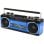 Radio Trevi RR 501 BT FM MW SW Bluetooth USB SD Altoparlanti 2 Blu Nero