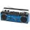 Radio Trevi RR 501 BT FM MW SW Bluetooth USB SD Altoparlanti 2 Blu Nero
