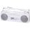 Radio Trevi RR 501 BT Portatile Bluetooth FM MW SW USB SD Bianco