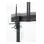 Supporto TV TooQ AQUILES pavimento ruote regolabile 60-100 pollici nero
