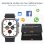 Dam Electronics Smartwatch C9 Ultra Max Bluetooth 2.1" TFT IP67 Plateado Negro Pulsómetro SpO2