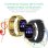 Dam Electronics Smartwatch C9 Ultra Max Bluetooth 2.1" TFT IP67 Plateado Negro Pulsómetro SpO2