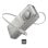 Power Bank Baseus Free2Pull 10000 mAh 30 W Apta para aviones Gris lunar