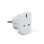 Adaptador Gembird A-AC-UKEU-001 Tomada Tipo G para Schuko 1 Tomada 7,5A Branco