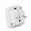 Adaptador Gembird A-AC-UKEU-001 Tomada Tipo G para Schuko 1 Tomada 7,5A Branco