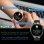 Dam Electronics Watch 4 Pro Bluetooth 1.5" TFT Plateado y Marrón Mediana IP67 SpO2 Pulsómetro