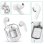 Dam Electronics S9 Bluetooth 1,85" Negro Pack 2 Smartwatch y 2 Auriculares TWS IP67 SpO2 ECG
