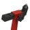 Homcom Cavalete de Mota Suporte Dianteiro Universal para Rodas 10", 17", 18" Vermelho