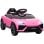 Aiyaplay Coche Eléctrico Para Niños De +3 Años Lamborghini Batería 12v Rosa