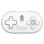 Gamepad Indeca Mini Controller Bluetooth Multiplataforma Blanco