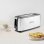 Grille-pain Ufesa Toastie Duo Plus 2 fentes longues 1400 W 7 niveaux inox