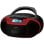 Sunstech CXUM54BTRD Radio CD portable cassette Bluetooth/USB Rouge