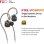 FiiO FD3 Auriculares InEar HiRes Drivers 12mm Diafragma DLC 32Ohm Sensibilidade 111dB 10Hz 40kHz