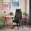 Silla de Oficina Ergonómica Sense7 Moyo, Reclinable, Negro
