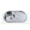 Fregadero Edesa K2 SE 84 1C1E Reversible Lavabo sobre-encimera 840x440 mm