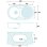 Fregadero Edesa K2 SE 84 1C1E Reversible Lavabo sobre-encimera 840x440 mm