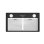 Campana extractora Edesa ECG-5811 BK Canalizado/Recirculación 45,7cm LED 645 m³/h