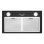 Campana extractora Edesa ECG-5811 BK Canalizado/Recirculación 45,7cm LED 645 m³/h