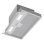 Campana extractora Edesa ECI-66110 X Ducto/Recirculación 60 cm inox filtros lavables